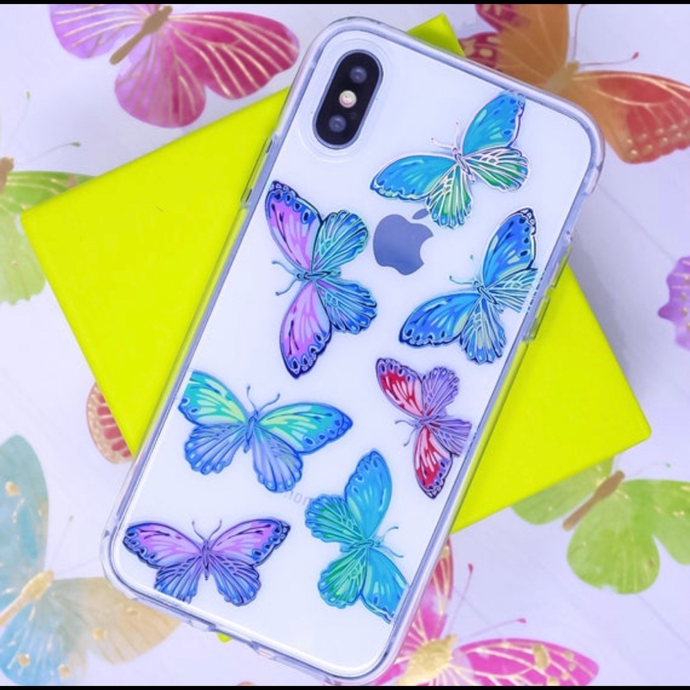 Protective Holo Butterflies iPhone Case